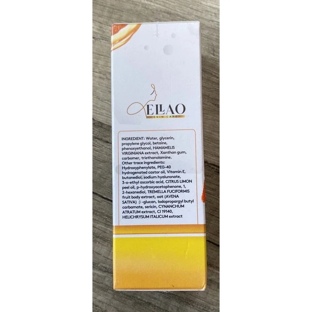 Ellao Vitamin C Facial serum with vitamin E and hyaluronic acid 30ml